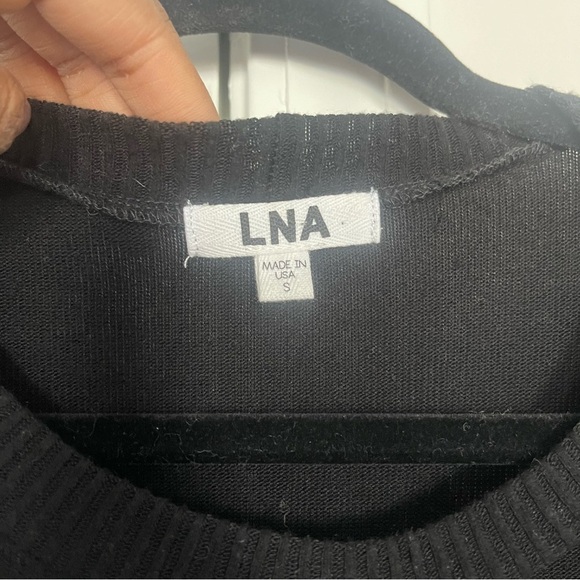 LNA Revolve Back Cut Out Light Sweater - Picture 3 of 6